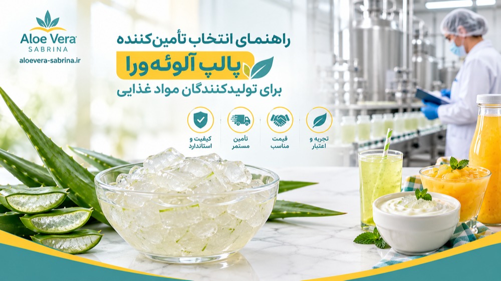 راهنمای انتخاب تأمین‌کننده پالپ آلوئه‌ورا برای تولیدکنندگان مواد غذایی